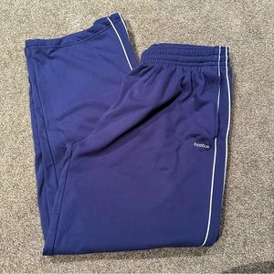 Men’s Reebok Sweatpants Blue with White Stripe